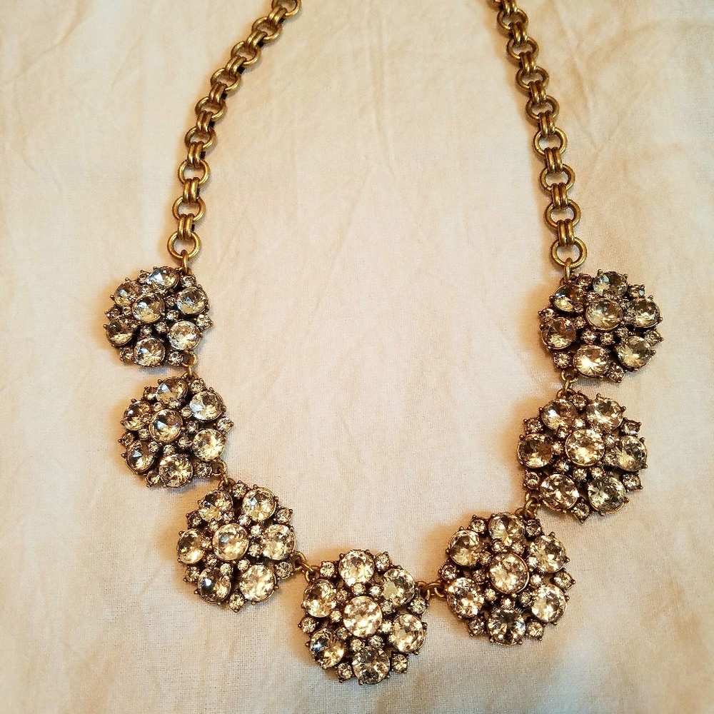 J Crew crystal necklace