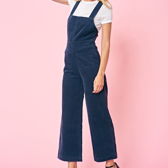 navy corduroy jumpsuit