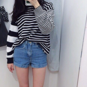 American Apparel Striped Sweater