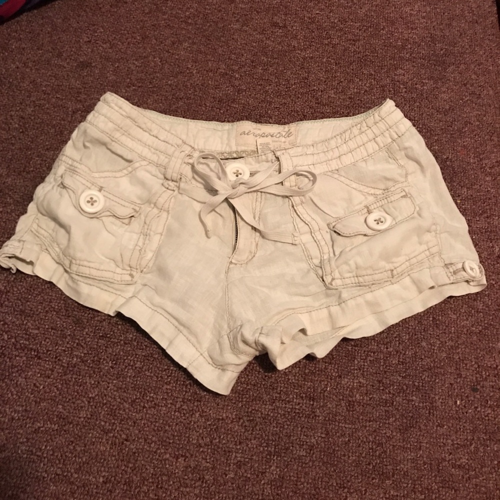 Aeropostale white shorts!