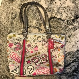 Coach butterfly purse