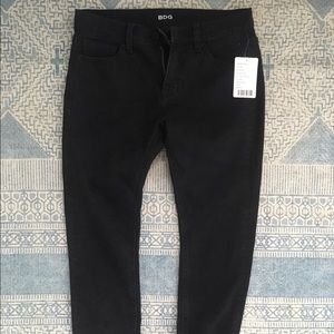 BDG dusty black Mid Rise Twig Grazer jeans