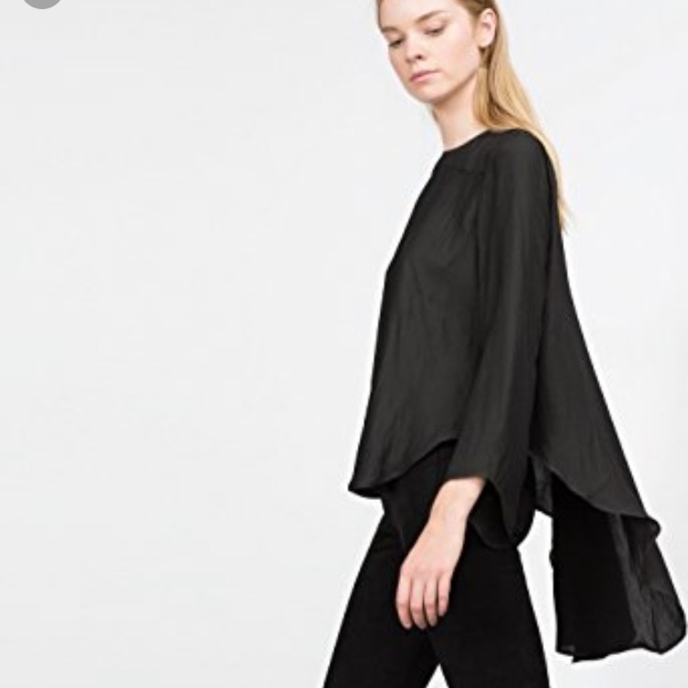 Zara backless blouse