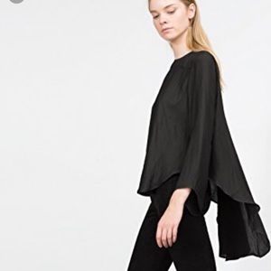 Zara backless blouse
