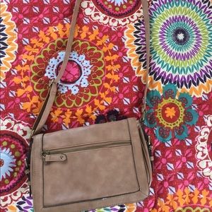 Brown Long Strapped Purse
