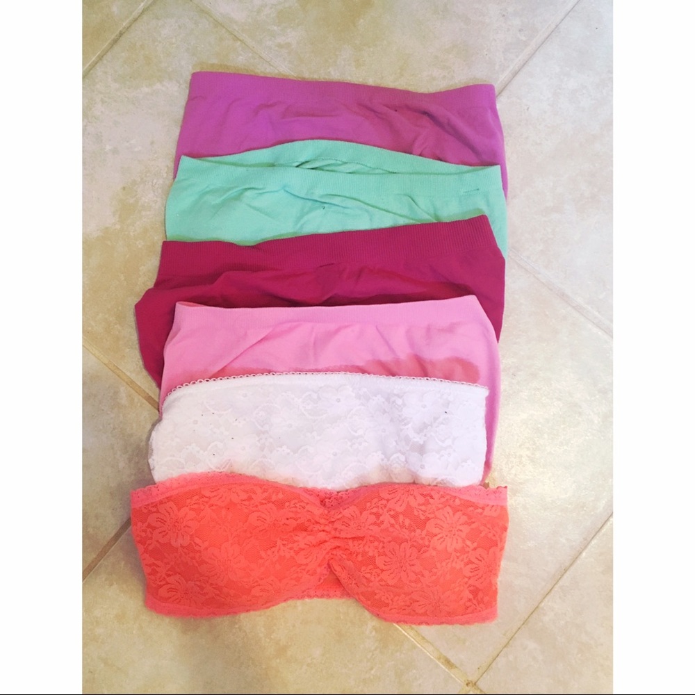 Pack of multi colored bandeaus!!