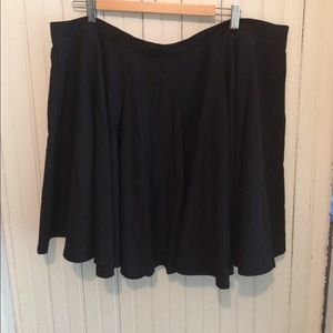 ASOSCurve Black Skater Skirt Size 18US