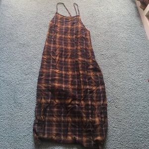 Plaid Urban Outfitters Midi Dress