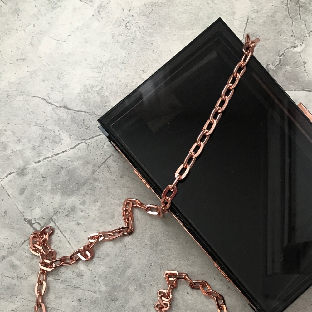 Acrylic box style purse