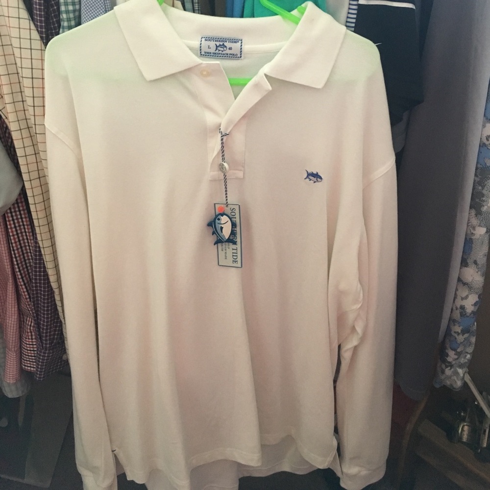 NWT southern tide long sleeve polo