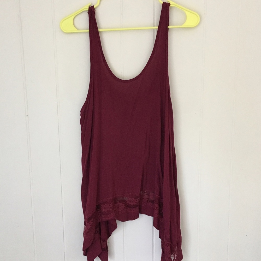 Free people asymmetrical tank top