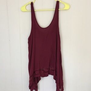 Free people asymmetrical tank top