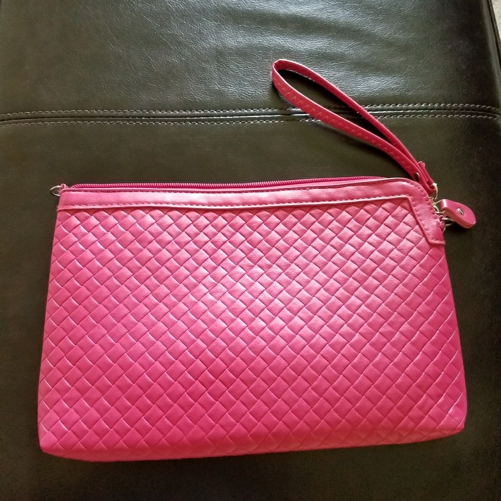 Pink clutch