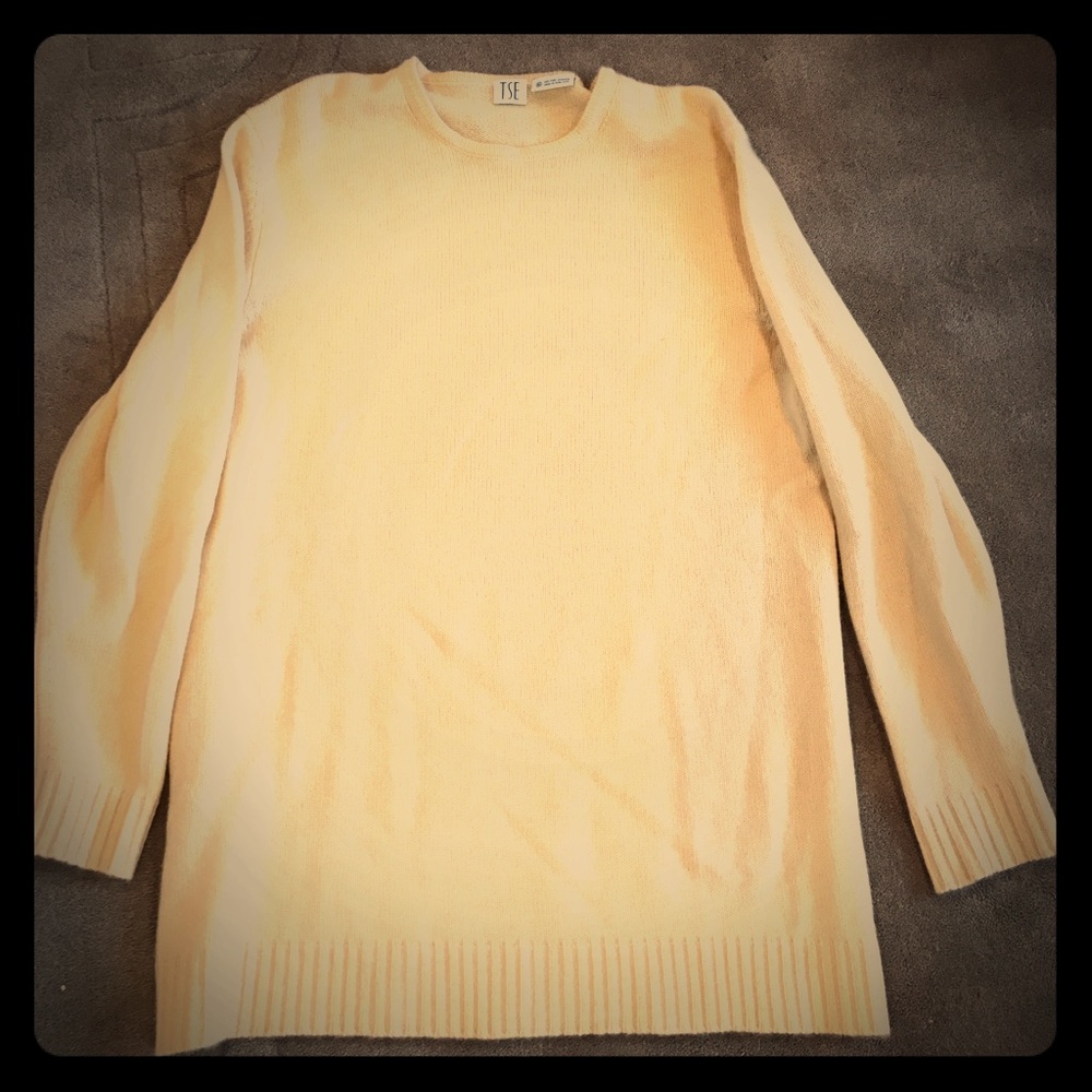 TSE cashmere sweater Yellow Size XL