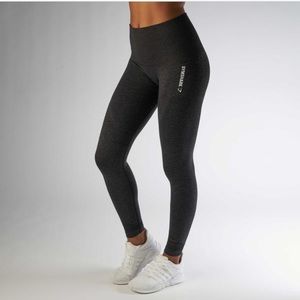 Gymshark black charcoal leggings seamless