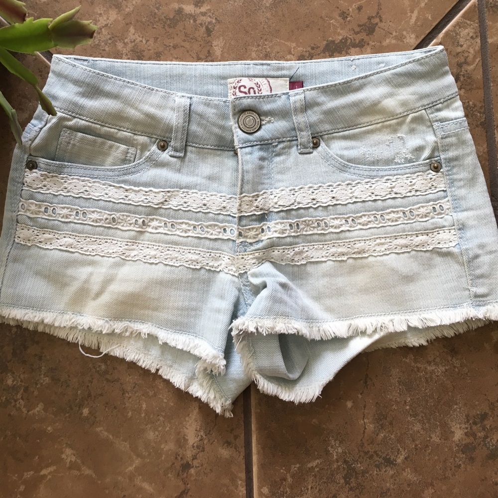 Shorts with Lace