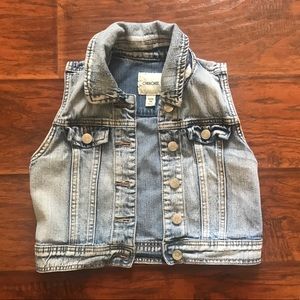 Cherokee Girls Denim Vest Size 7/8