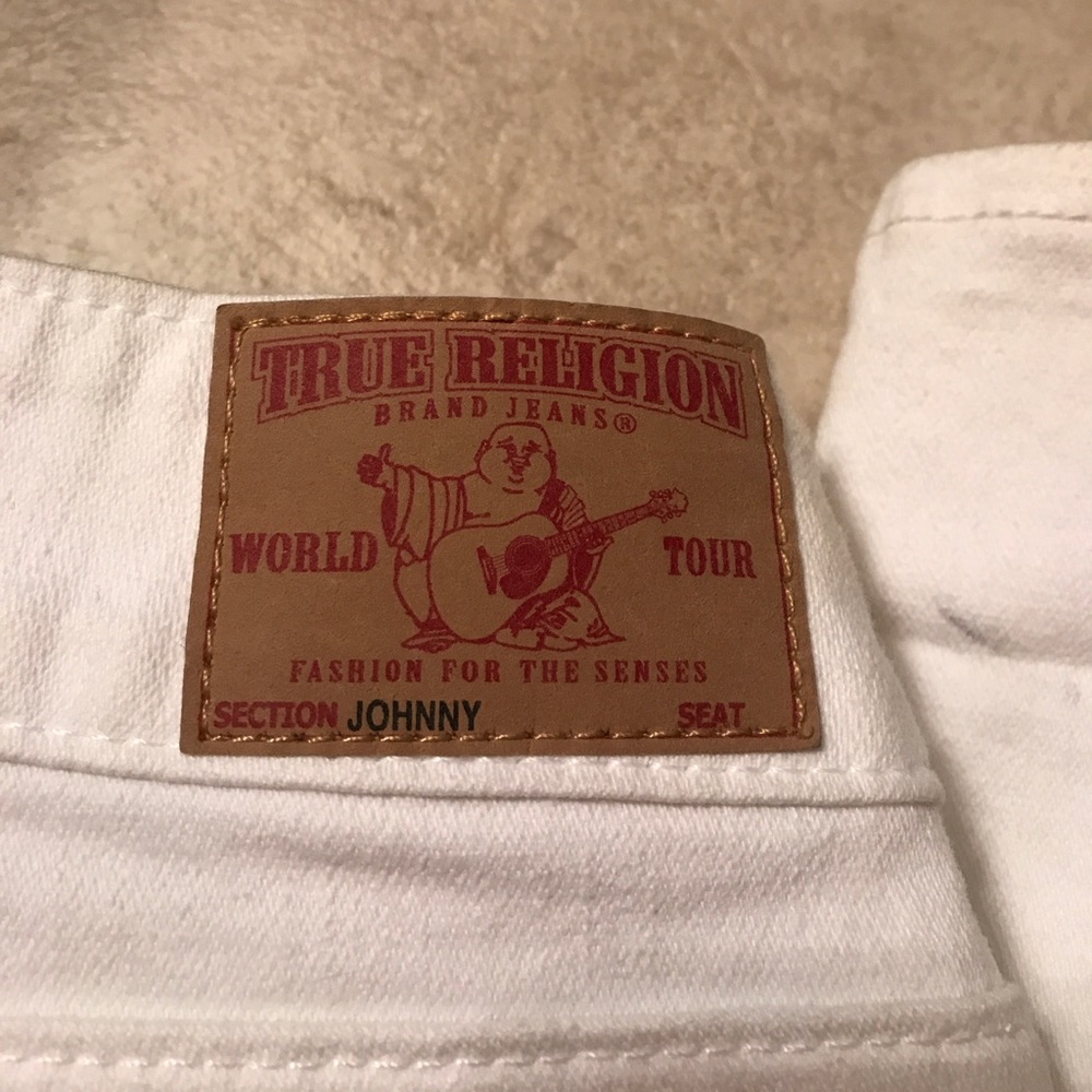 True religion white jeans