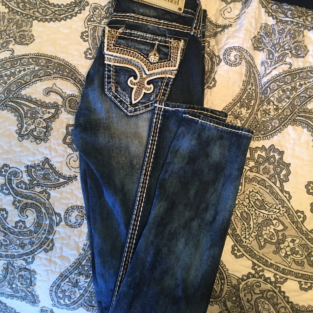 Women Rock Revival Kai Skinny Jean size 26