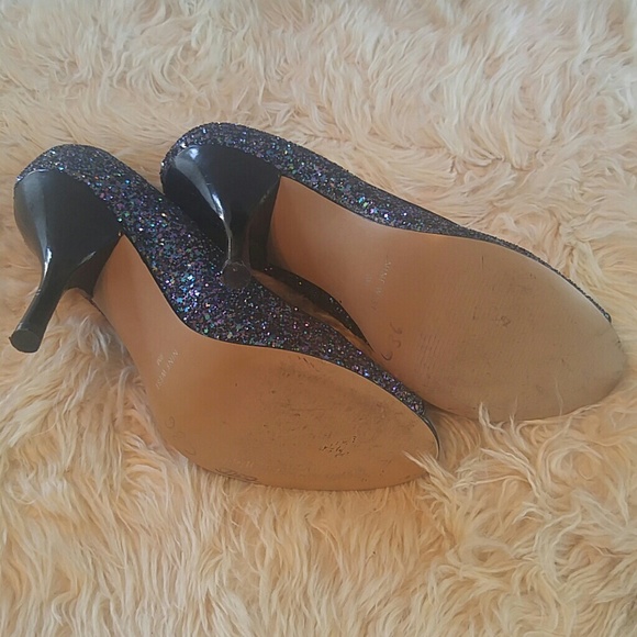 FUN Glitter Nine West heels - Picture 6 of 8