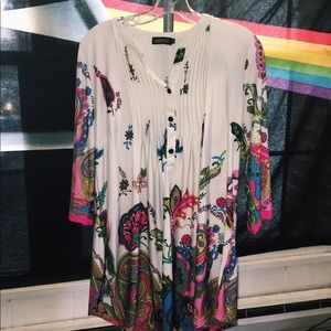 Colorful Paisley Dress