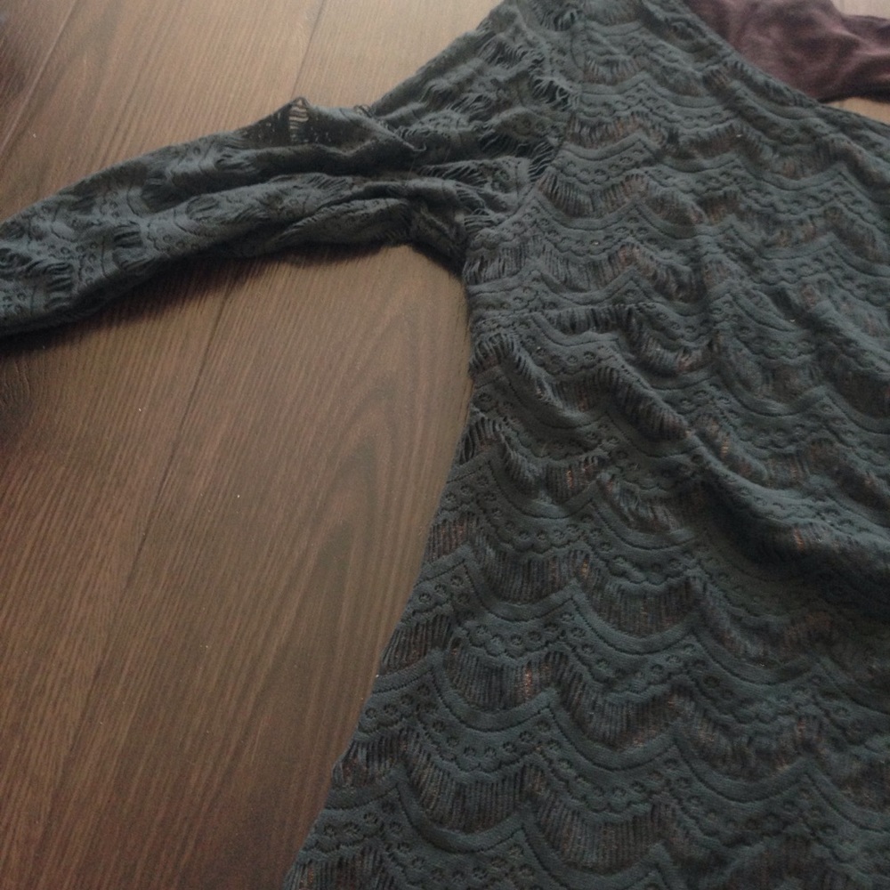 SOLD Free People green dress small - Picture 3 of 5
