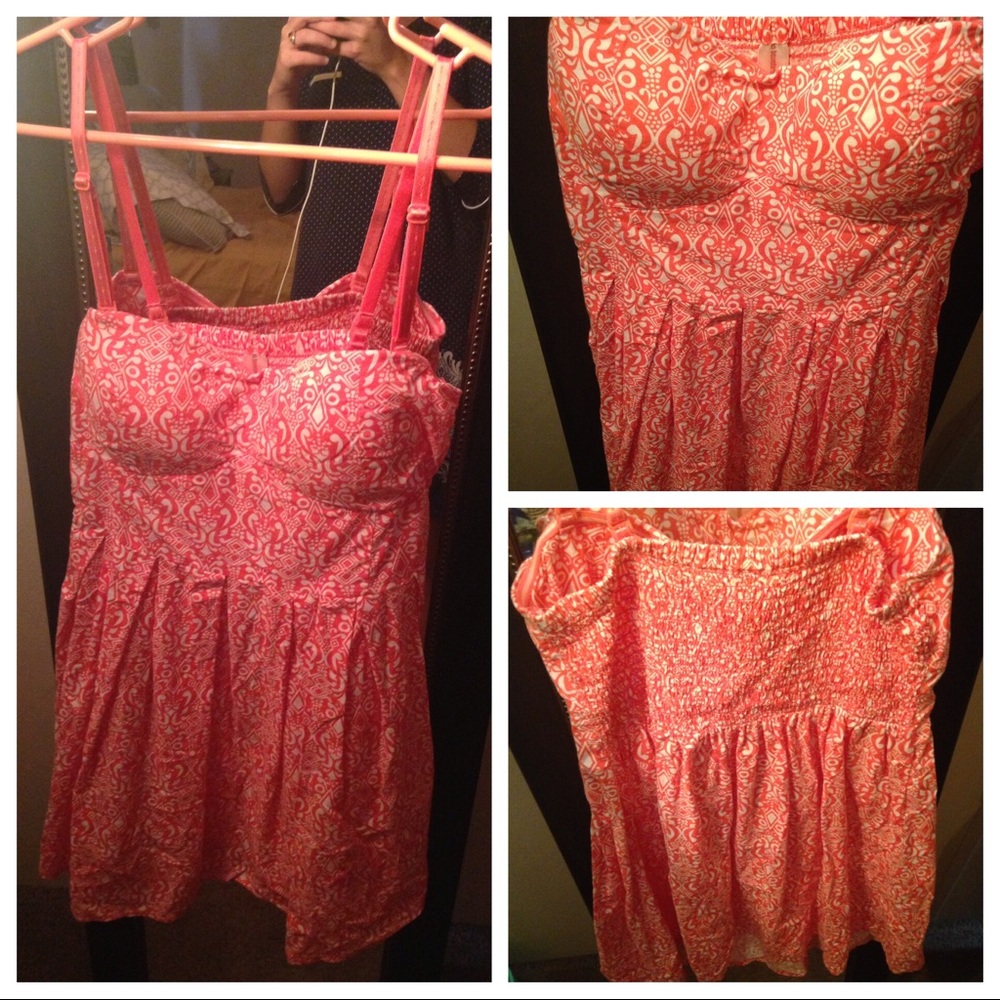Strapless sun dress