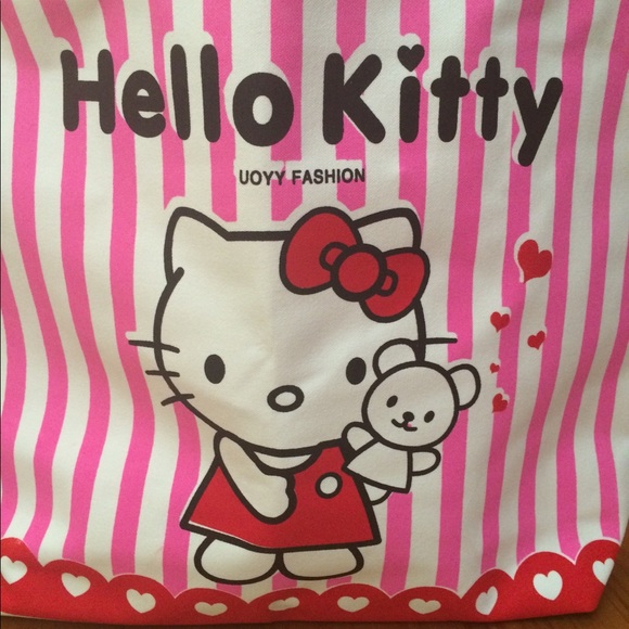 NWOT Hello Kitty Beach Tote Bag - Picture 2 of 7