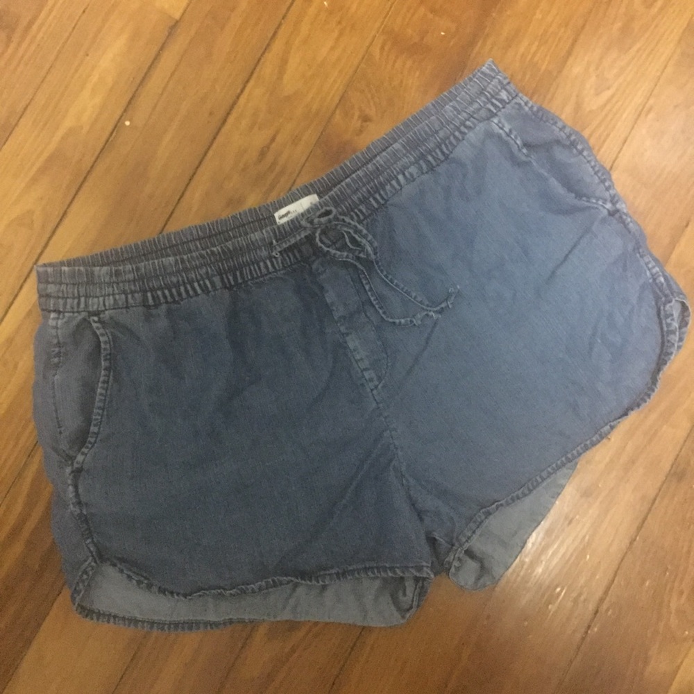 Gap drawstring denim shorts