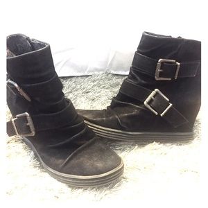BlowFish Hidden Wedge Bootie