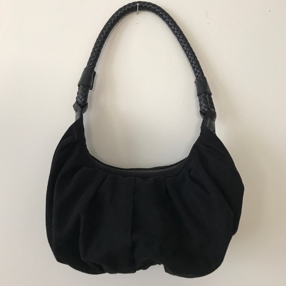 Old Navy Black Pleated Small Purse - Picture 2 of 7