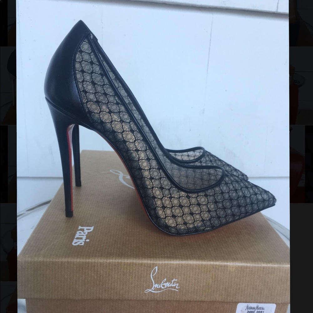 Authentic Christian Louboutin Neoalto 100mm 37