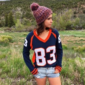 Broncos-Themed #83 Sweater