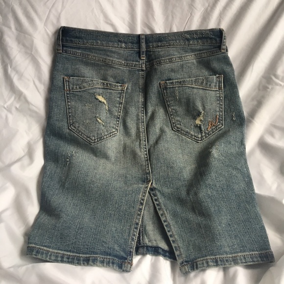 Express jean skirt size 2 - Picture 2 of 3