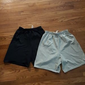 TWO PAIRS CHAMPION WORKOUT SHORTS EUC