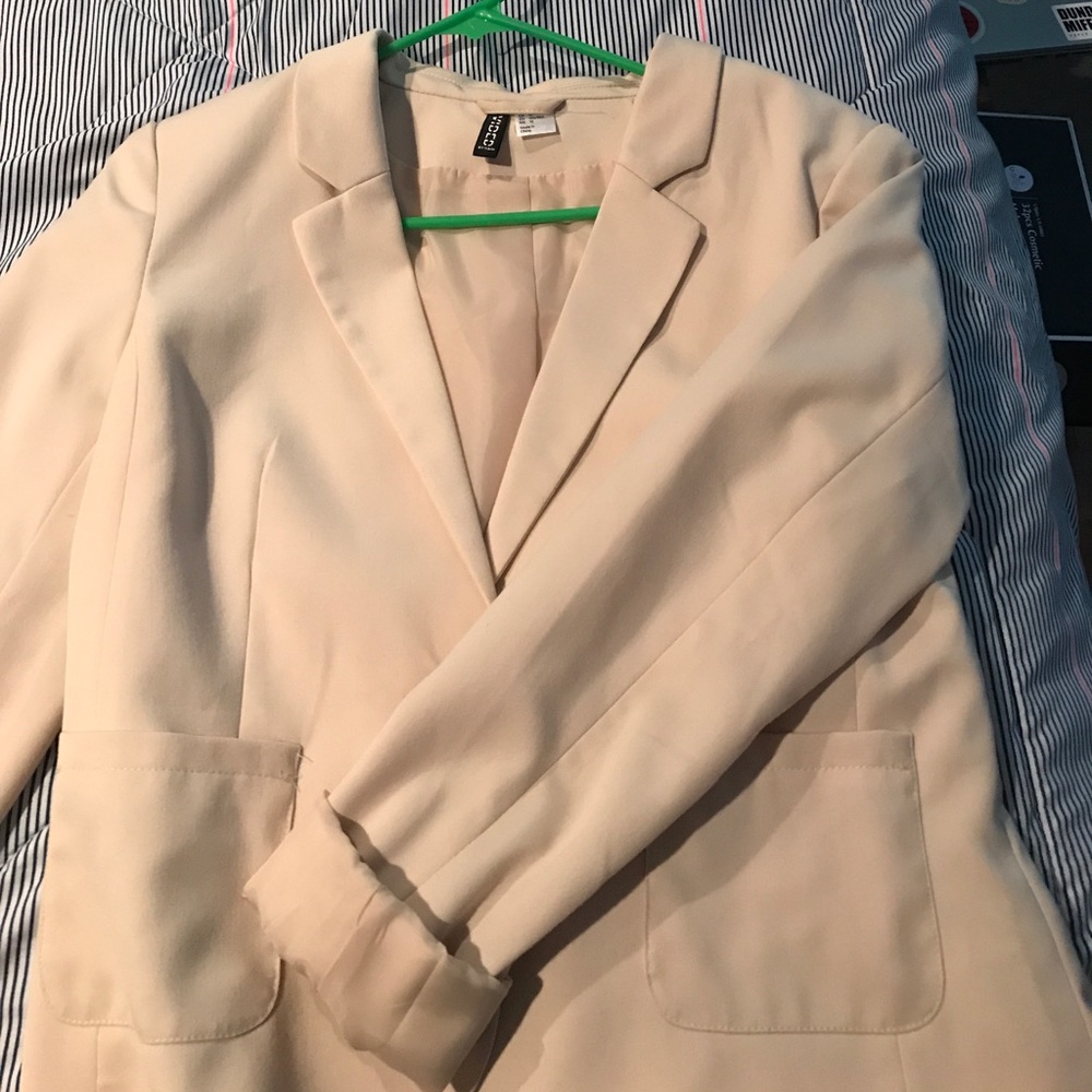 Cream Button Up Jacket