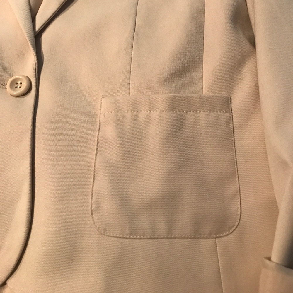Cream Button Up Jacket - Picture 3 of 5