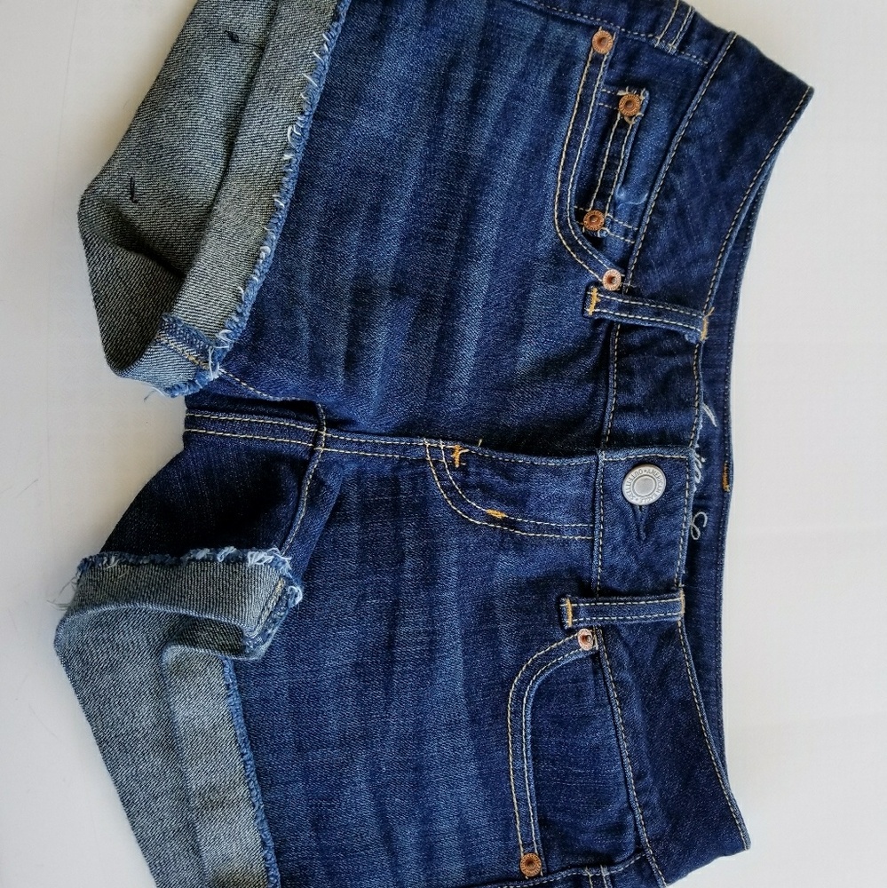 Size 0 stretchy American eagle jean shorts