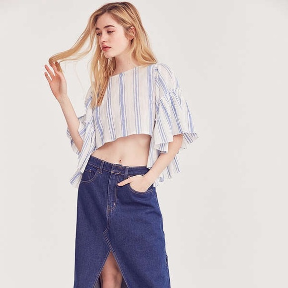 NWT Urban Outfitters BDG Denim Skater Skirt - Picture 2 of 7