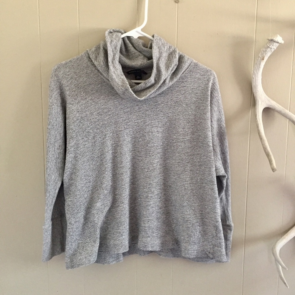 Banana Republic Cropped Turtle Neck Top