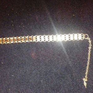Gold plated choker