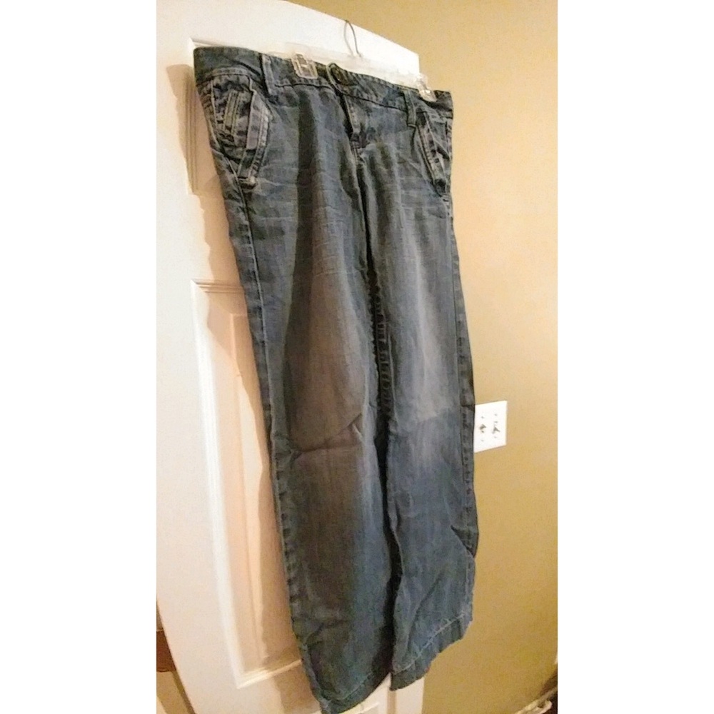 Flare dark wash jeans