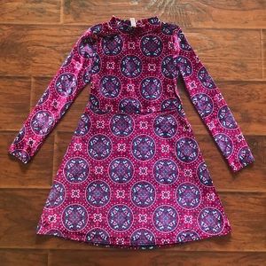 Girls Xhiliration Purple Velvet Dress Like New S