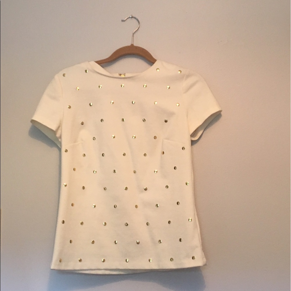 Gold studded Michael Kors top ✨