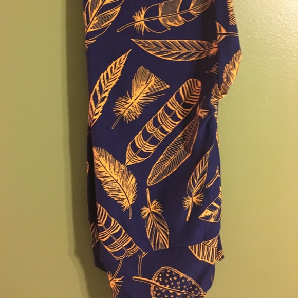 Gold feather leggings - Picture 1 of 3
