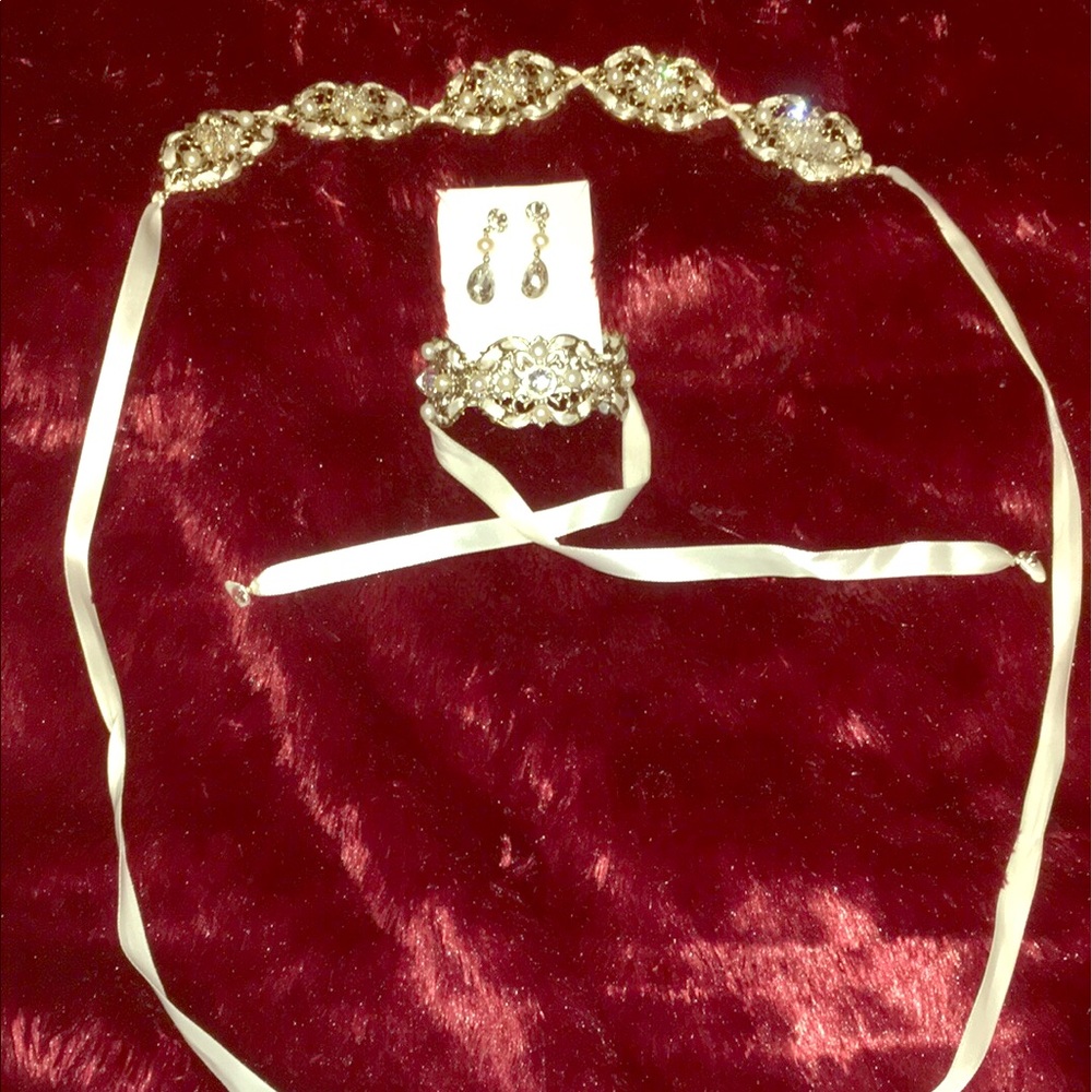 Meg Swarovski wedding jewelry