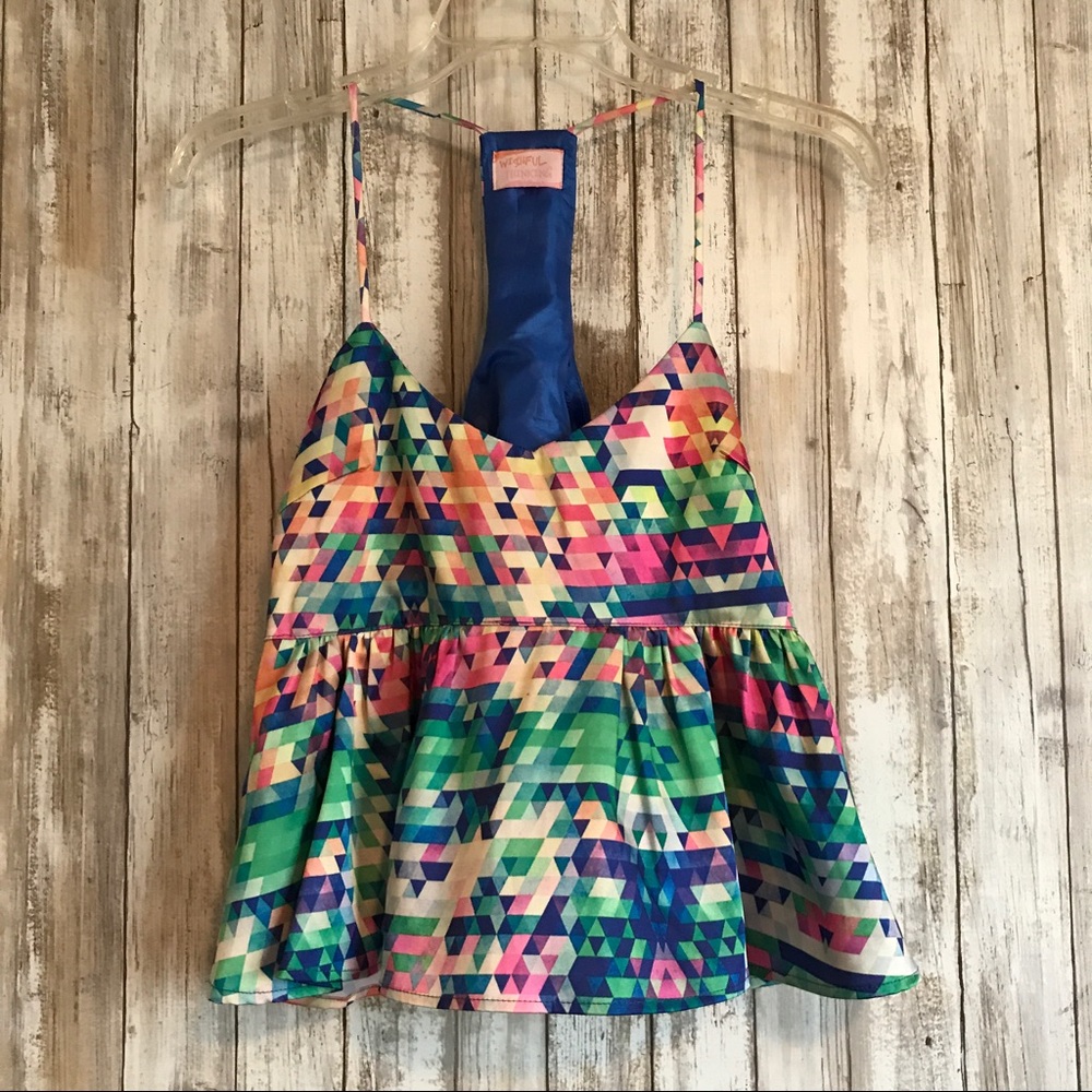 WISHFUL THINKING festival vibrant Tank top S Small