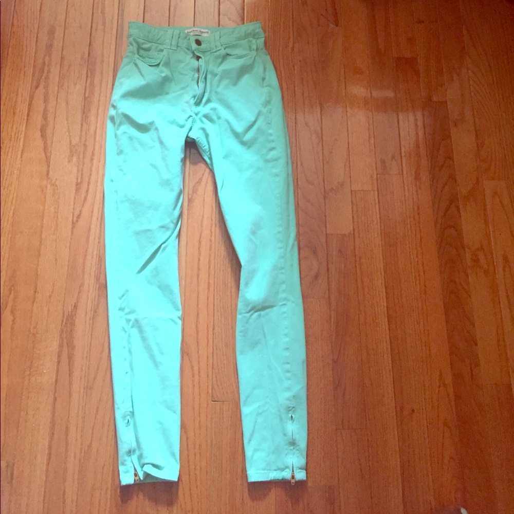 American Apparel High Waisted Jeans