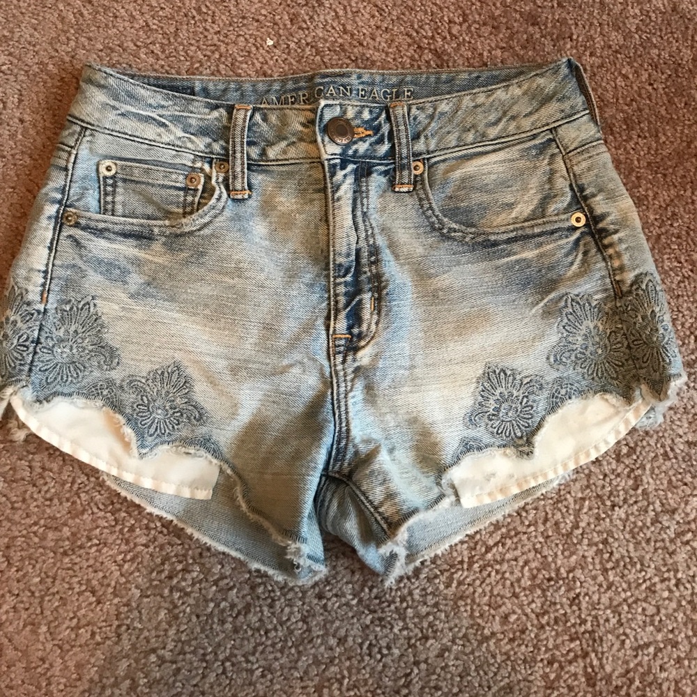 American Eagle Hi-Rise Festival Shorts size 0