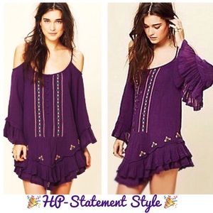 **SOLD** Free People One Embroidered Flamenco Dress